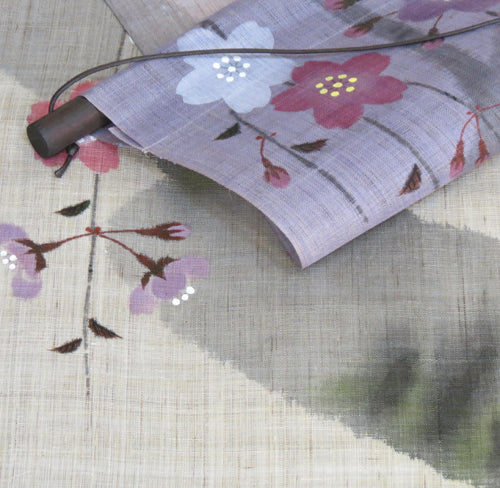 Japanese-style modern tapestry (weeping cherry purple) sidare sakura murasaki
