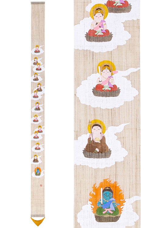 細タペストリー(十三仏)