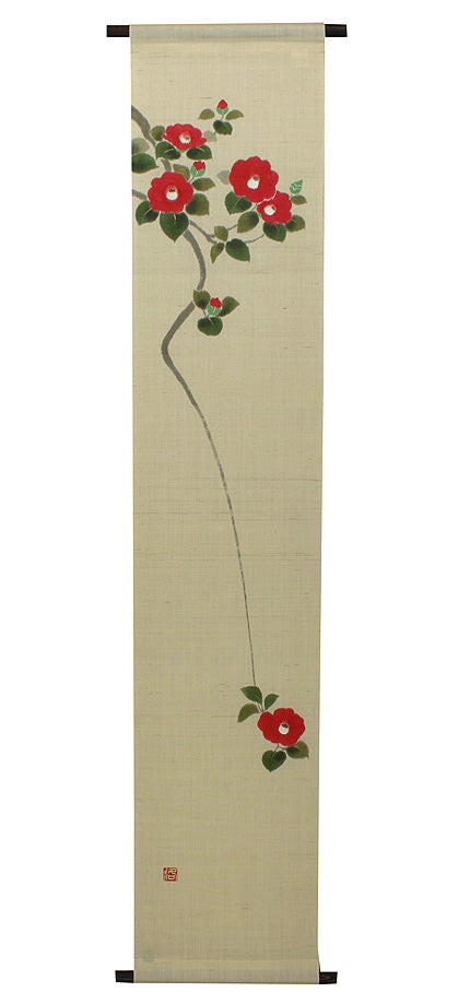 Japanese style modern tapestry (camellia)