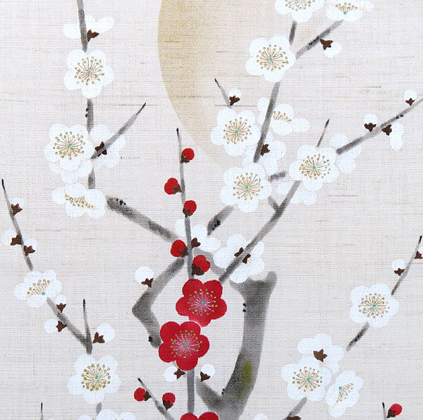 Japanese-style modern tapestry (red plum and white plum) koubai hakubai