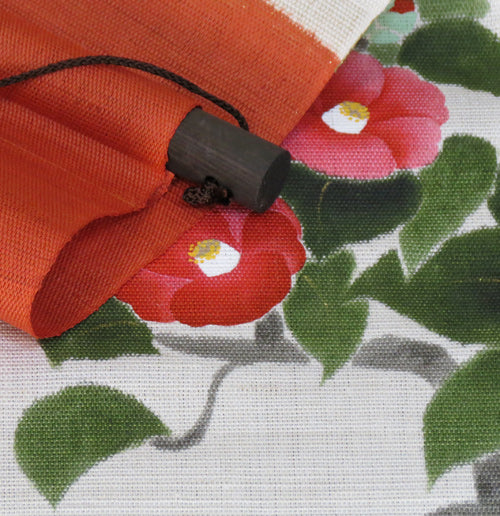 Japanese-style modern tapestry (camellia) kakeziku tubaki
