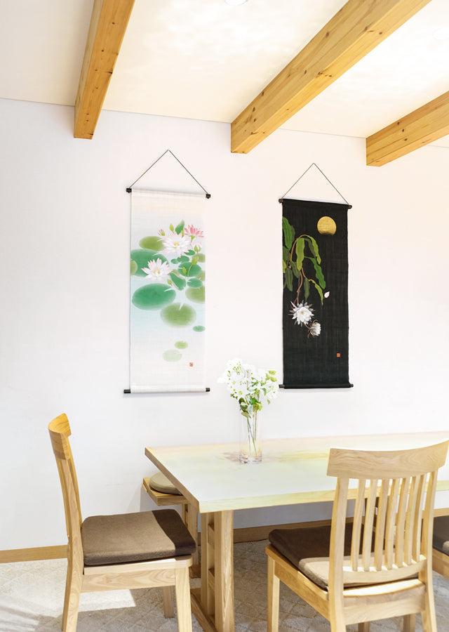 和風モダンタペストリー(月下美人)