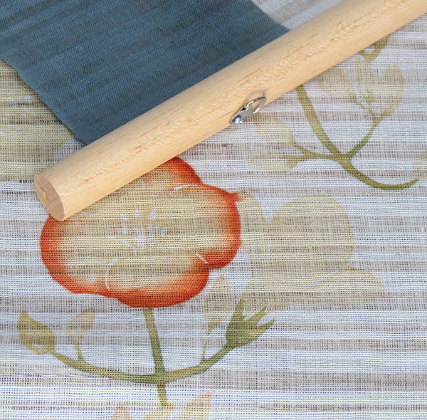 和風モダンタペストリー(のうぜんかずら)