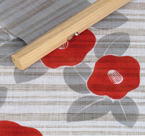 和風モダンタペストリー(椿)