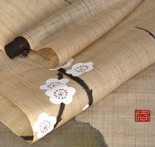 Japanese-style modern tapestry (suien camellia) suien tubaki