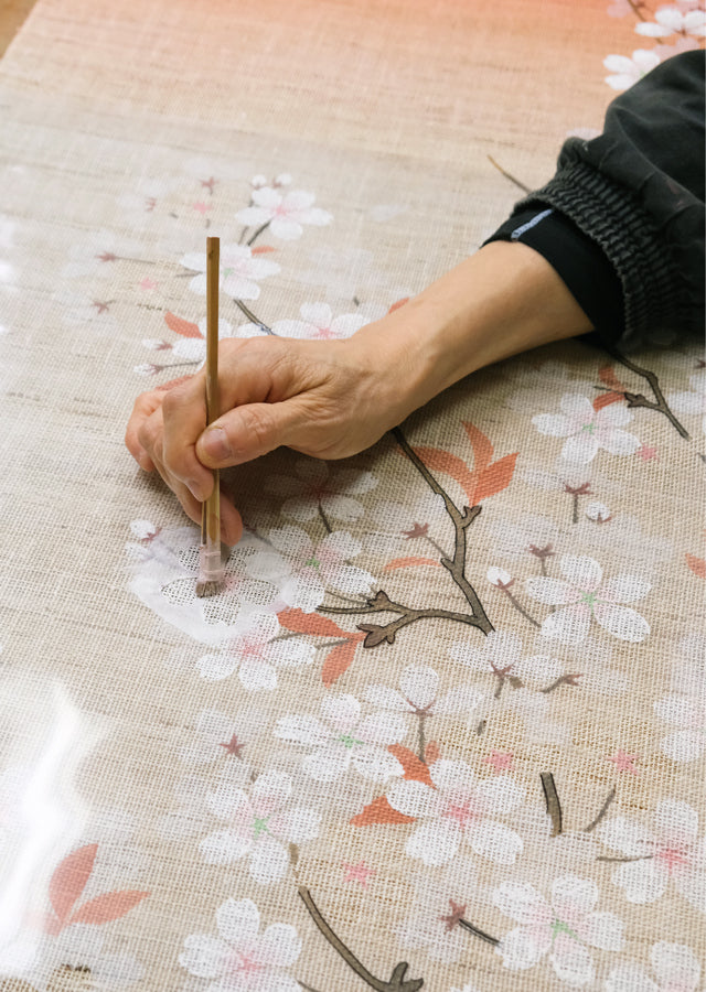 Japanese-style modern tapestry (cherry blossom color) haru akene