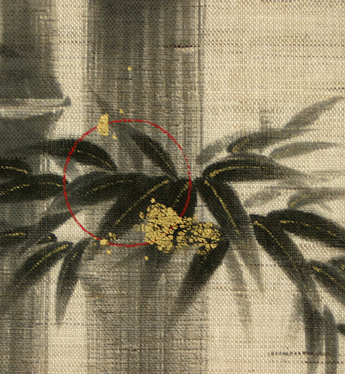 和風モダンタペストリー(竹図)掛け軸型