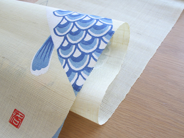 和風モダンタペストリー(鯉乗り三太郎)