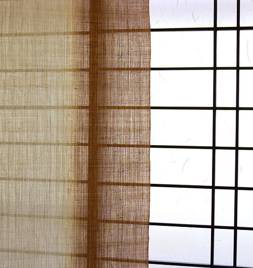 【サイズオーダー】縦染めのれん(丁子色)※「お問い合わせフォーム」より注文必須
