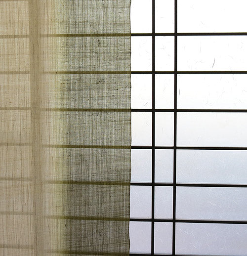 Vertically dyed noren (black)