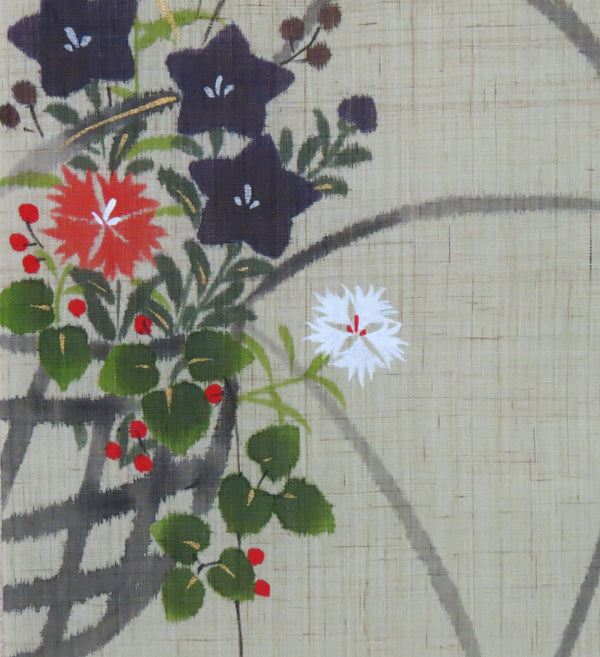 Japanese-style modern tapestry (Autumn basket) akikago