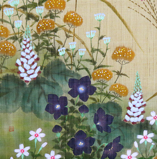 和風モダンタペストリー(秋の七草)羅工房