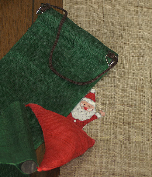 細タペストリー(サンタの宝袋)