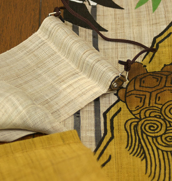 細タペストリー(鶴亀千万)