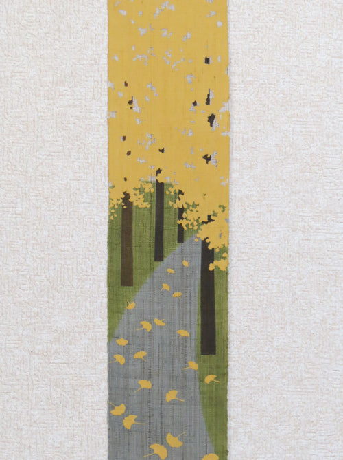 細タペストリー(銀杏並木)