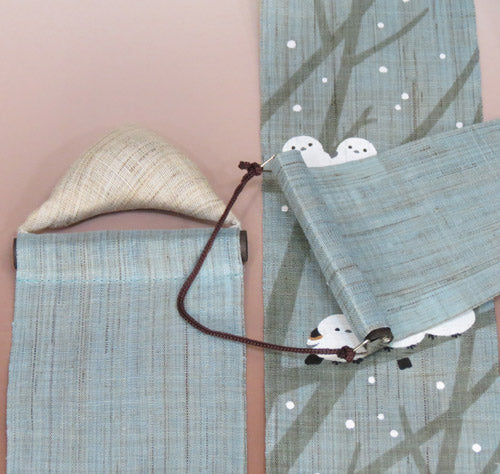 細タペストリー(シマエナガ)