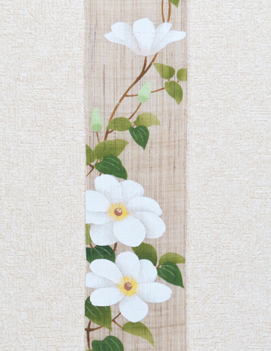 細タペストリー(大輪クレマチス)