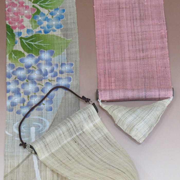 細タペストリー(紫陽花手水)