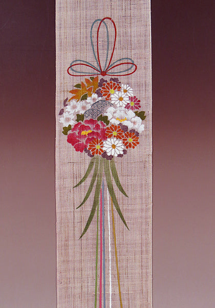 細タペストリー(薬玉飾り)