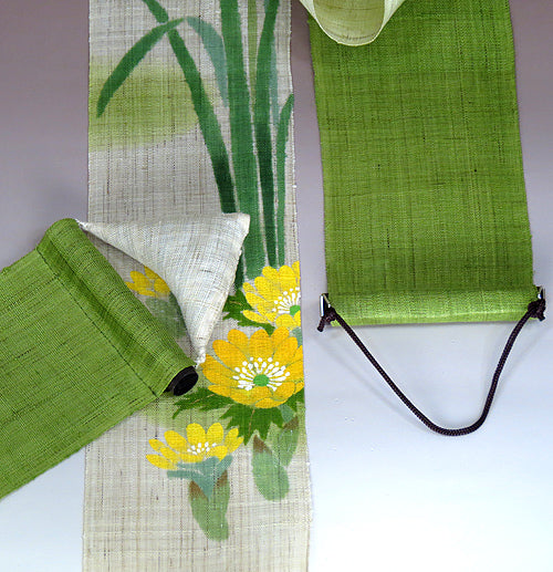 細タペストリー(水仙福寿)