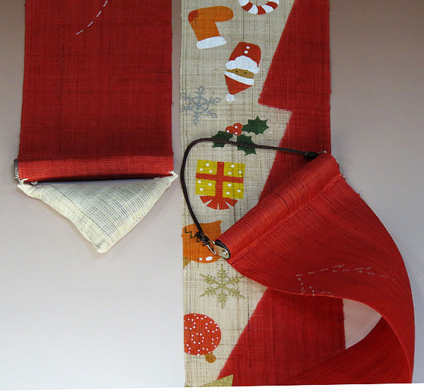 細タペストリー(クリスマスツリー)