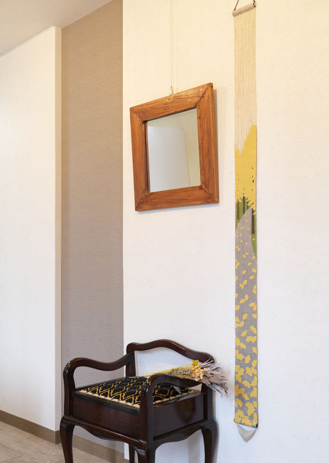 細タペストリー(銀杏並木)