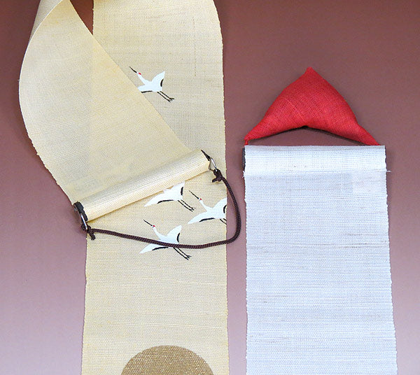 細タペストリー(茜富士)