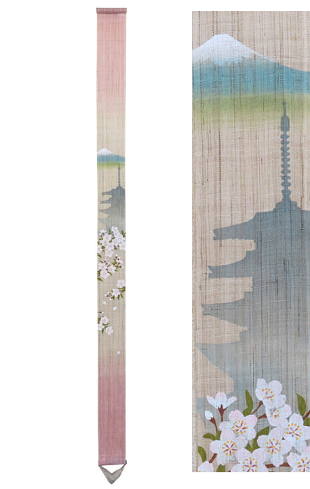 Thin tapestry (Fujiyamazakura)