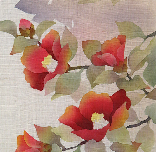 Japanese-style modern tapestry (camellia2) tubaki2