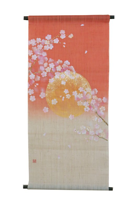 Japanese Modern Tapestry (Weeping cherry tree) sidare sakura