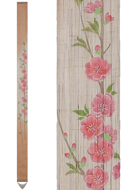 細タペストリー(桃の花)