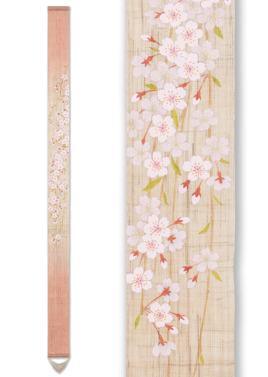 Thin tapestry (Beni shidare sakura)