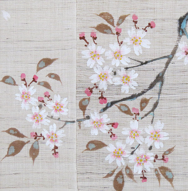  Hemp noren (Cherry blossom viewing ) sakura zu