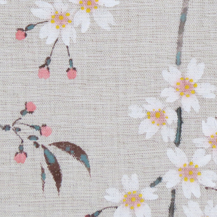 Hand-painted tapestry (weeping cherry blossoms) shidare sakura zu