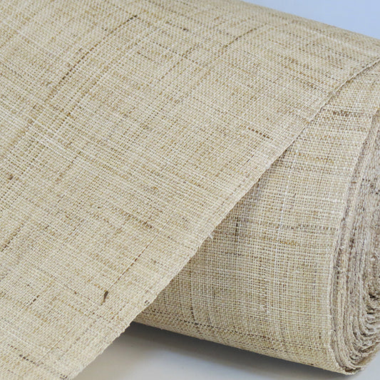 手織り麻生地11番30cm幅 (中厚手）