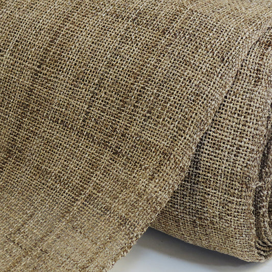 手織り麻生地14番45cm幅 (厚手）