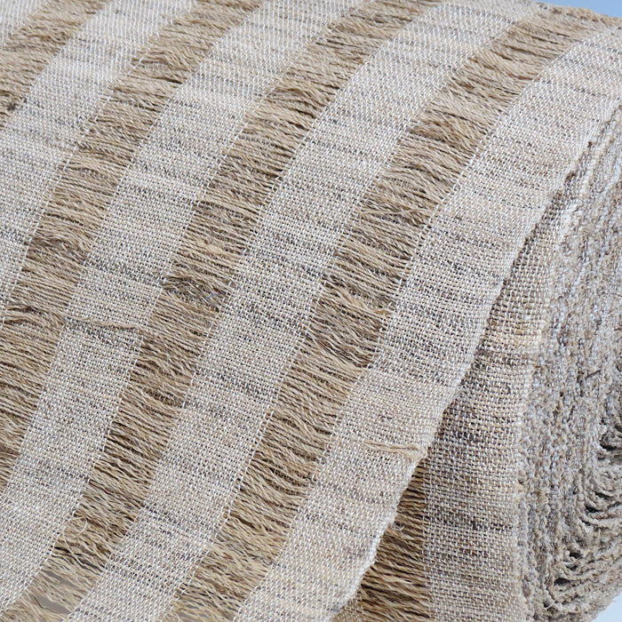 手織り麻生地15番45cm幅 (普通手）