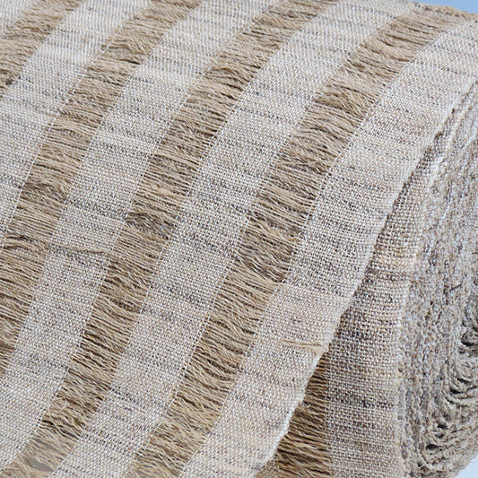 手織り麻生地15番45cm幅 (普通手）