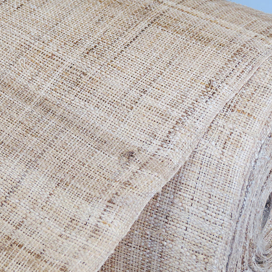 手織り麻生地81番45cm幅（中厚手）