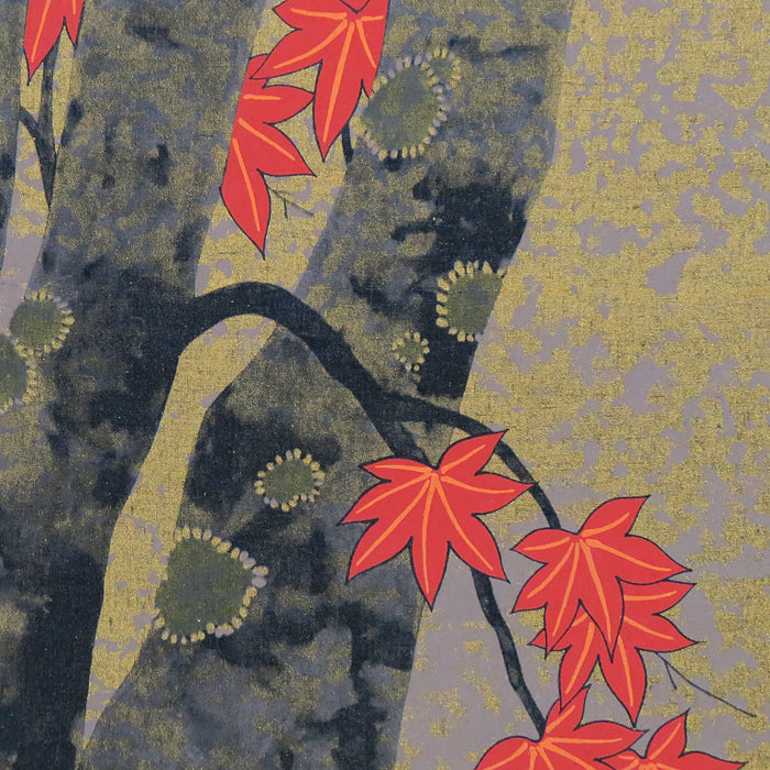 Japanese Modern Tapestry (Autumn Leaves)