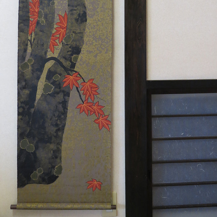 Japanese Modern Tapestry (Autumn Leaves)