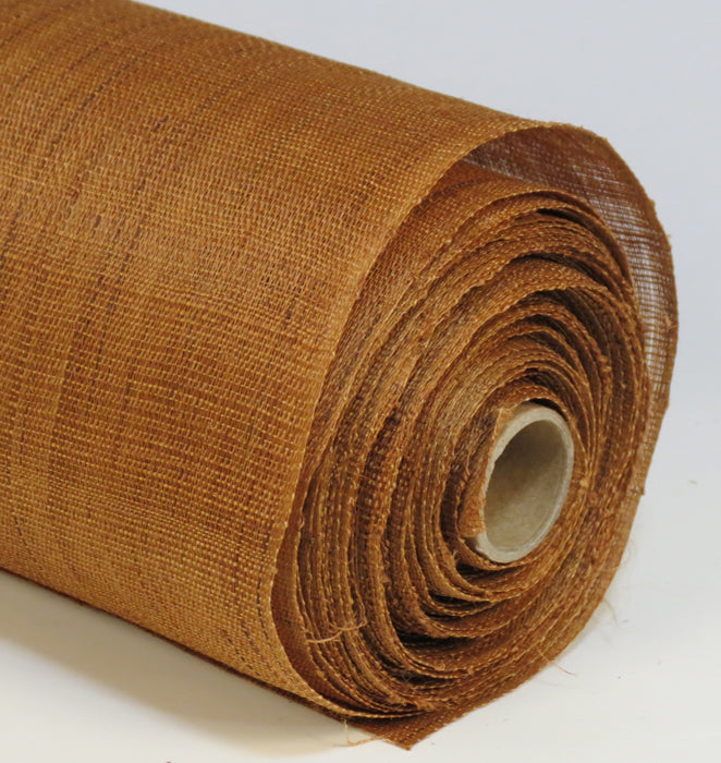 染め麻生地 （丁子色）幅44㎝