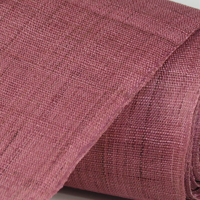 染め麻生地 （京紫色）幅44㎝