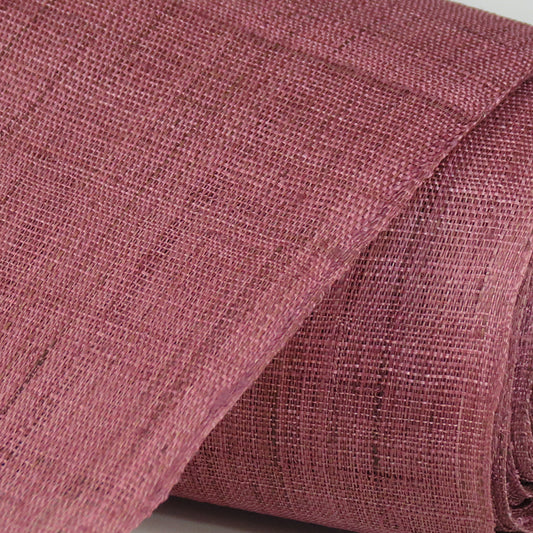 染め麻生地 （京紫色）幅44㎝