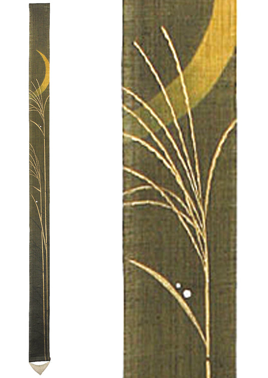 Thin tapestry (moon and pampas grass) tukiyo no susuki