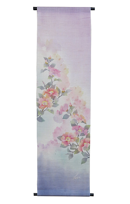 和風モダンタペストリー（山茶花）