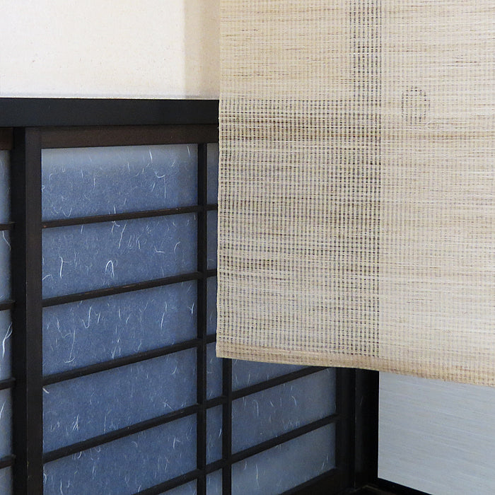 Plain Linen Curtain (02 Checkered Weave)