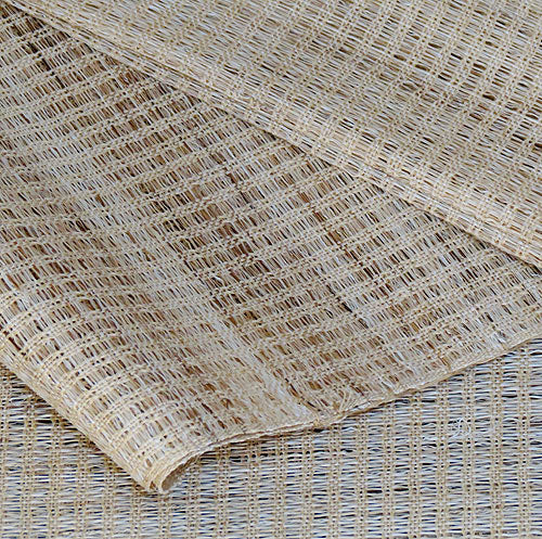 Plain Linen Curtain (02 Checkered Weave)