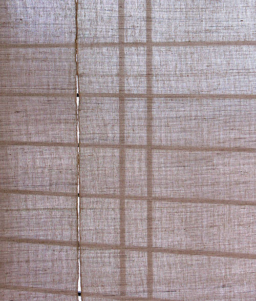 Plain off-white linen curtain (off-white 16)