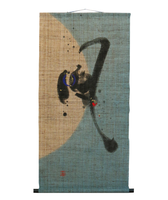  Japanese-style modern tapestry (blue wind ) hanging scroll type 